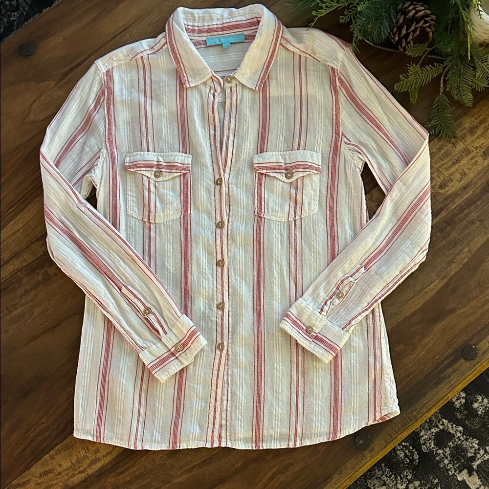 Melissa Odabash  striped blouse